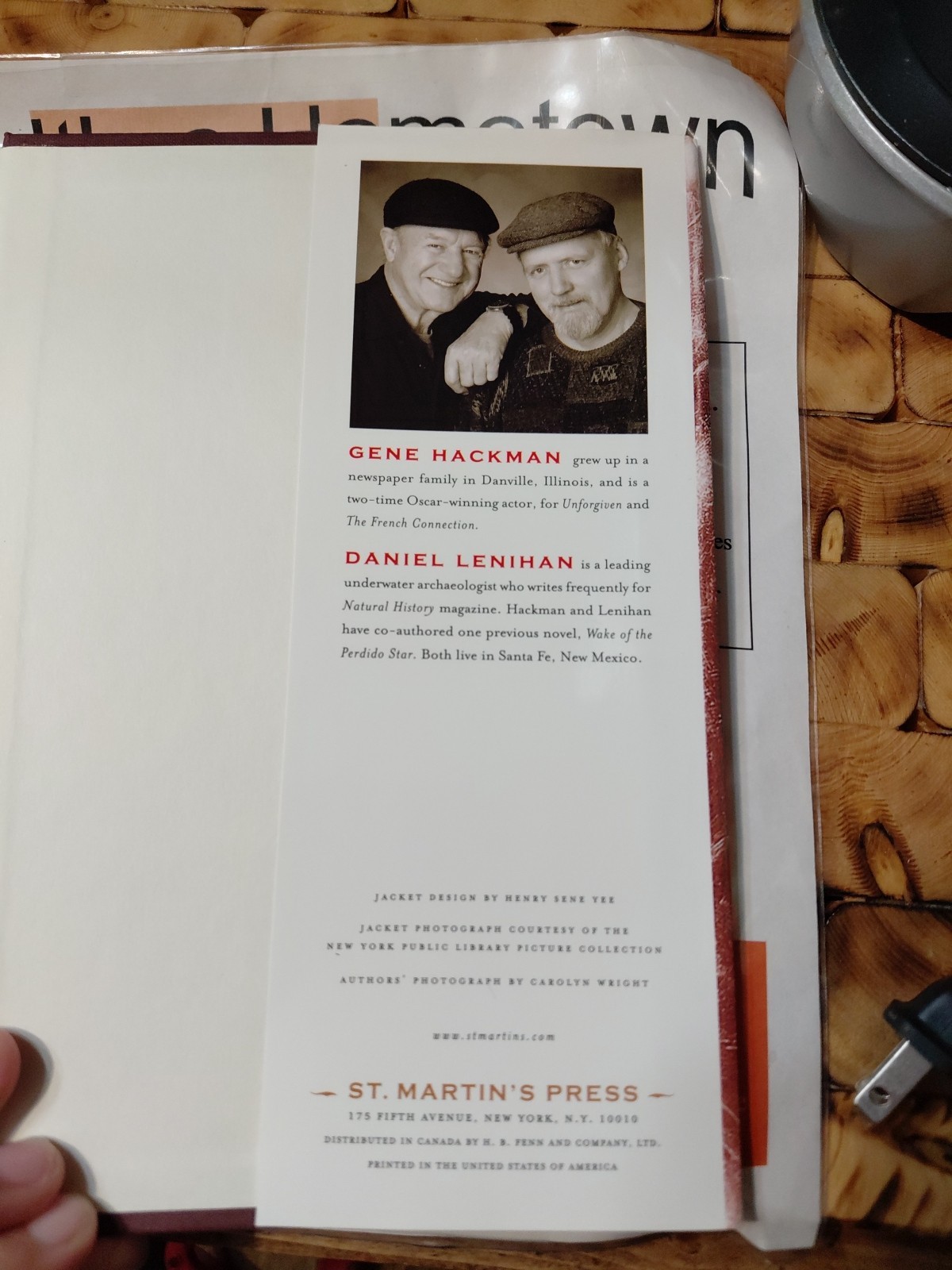 Justice for None by Daniel Lenihan and Gene Hackman Signed Copy