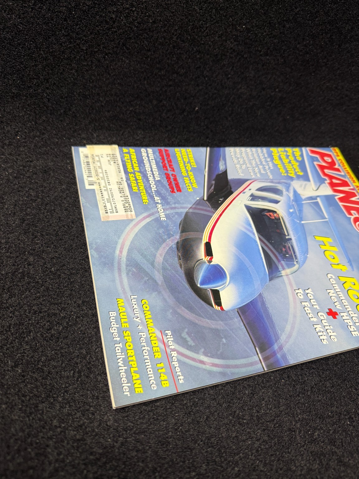 Plane & Pilot Magazine August 1994 GPS Aviation Hot Rods Commander Aircraft