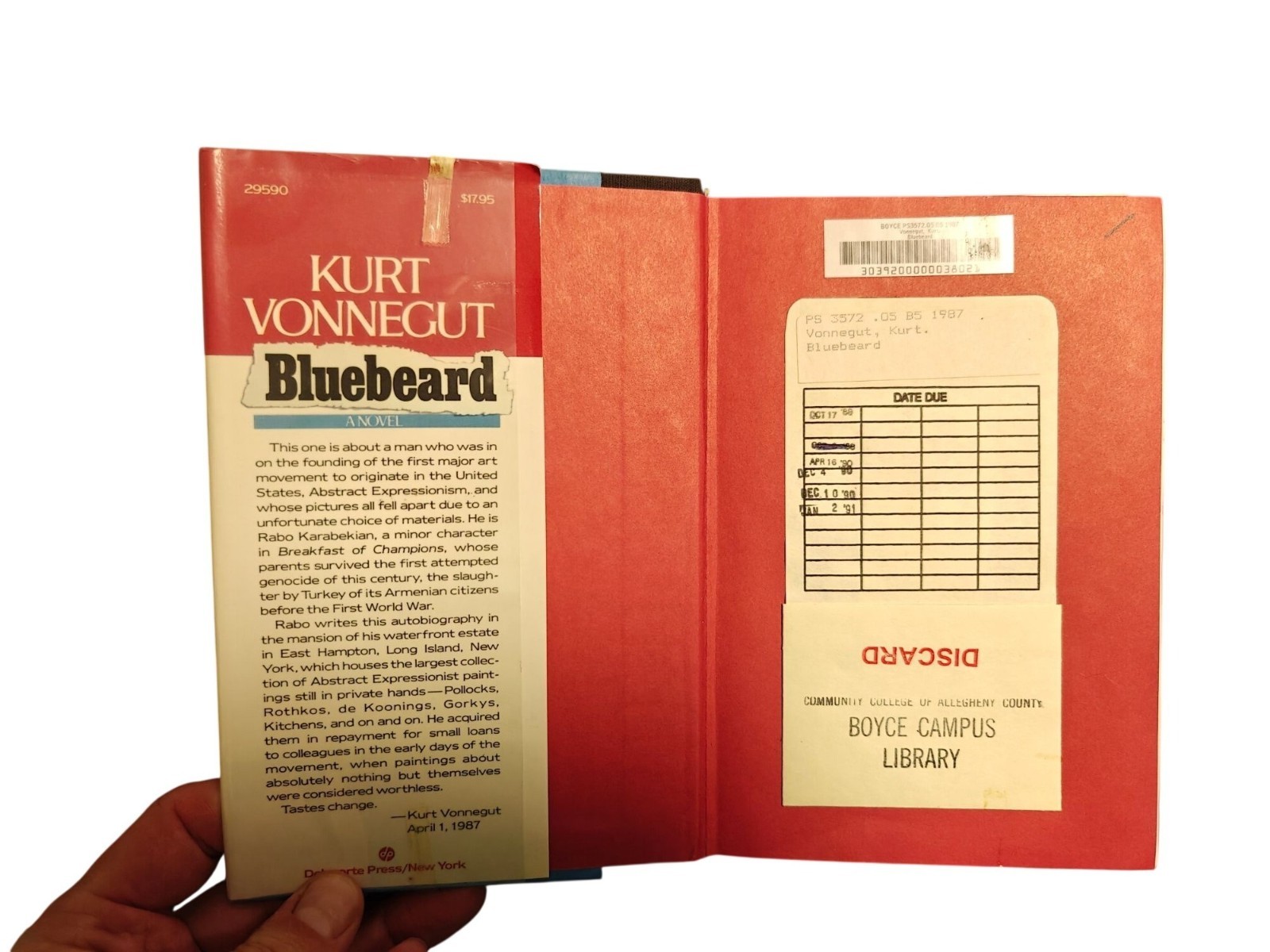 Kurt Vonnegut Lot Of 6 Hardcover Books Ex-Library Classic Literary SciFi