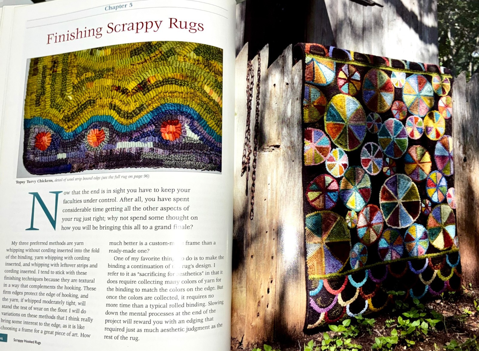 Scrappy Hooked Rugs Making Most of Wool in Your Stash Bea Brock 1st Ed 2014