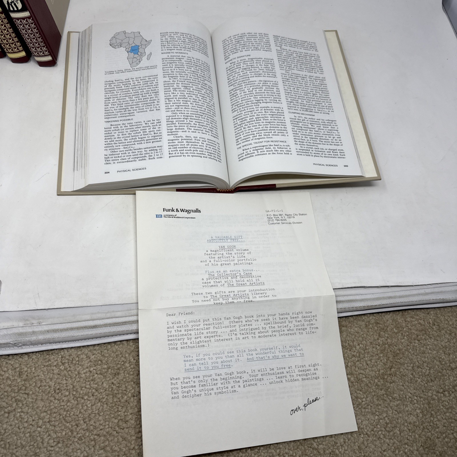 Funk and Wagnalls Science Yearbook 5 Hardcover Supplement Volume Lot 1980 – 1984