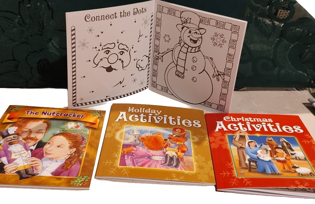3 Activities Books + The Nutcracker Story 2012 Quangdon 5.5in by 6in Pub Interna