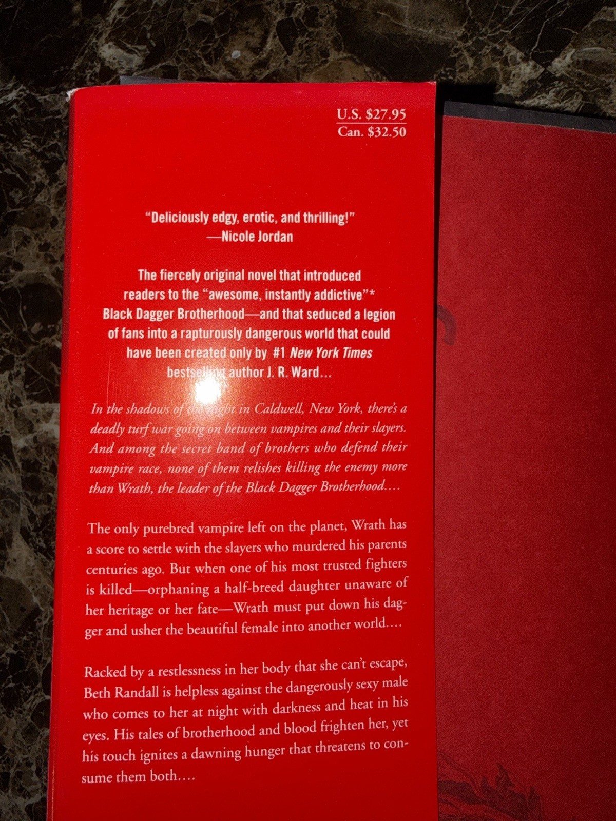 J.R. Ward Dark Lover Black Dagger Brotherhood Collector’s HC 2011 1st Print DJ