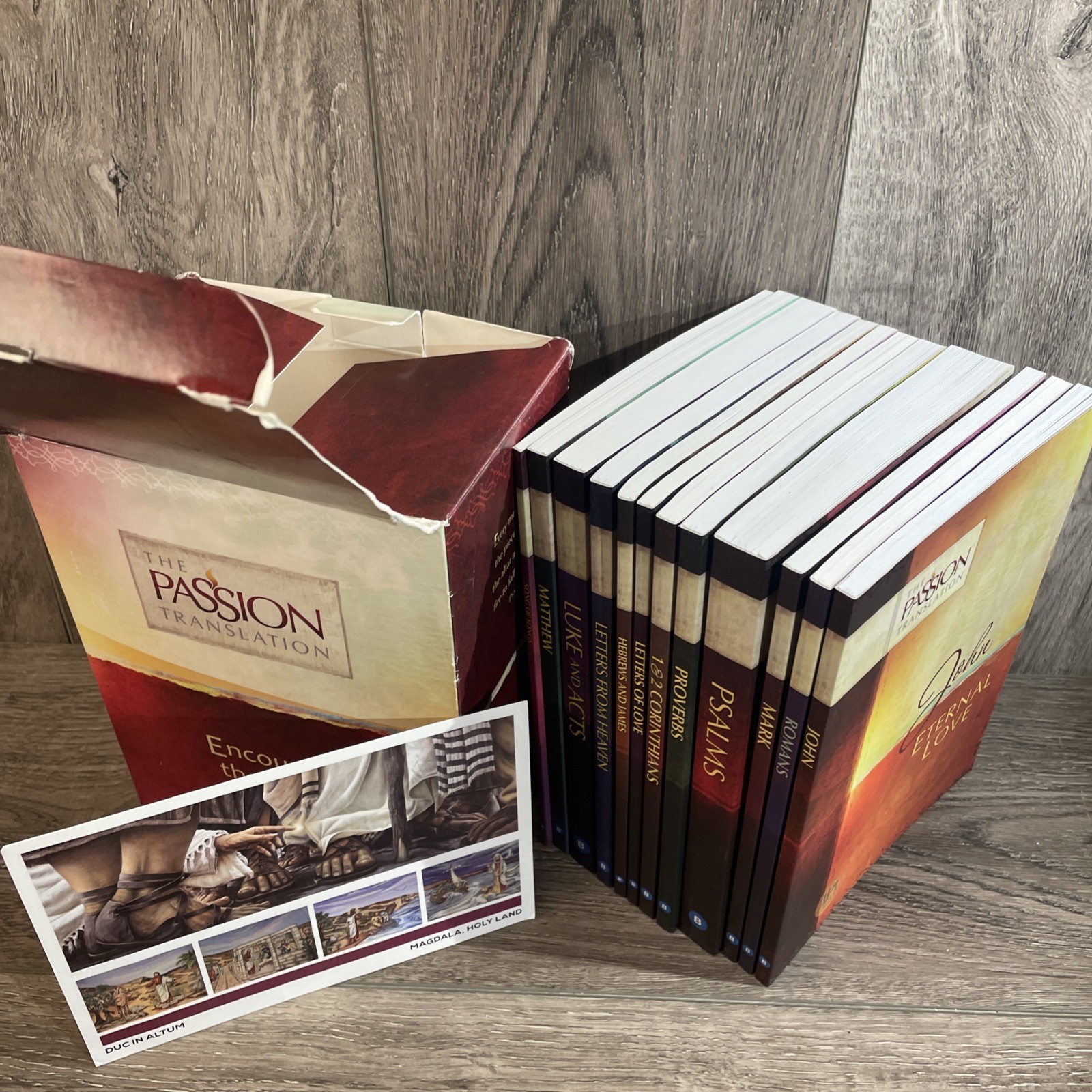 The Passion Translation 12-in-1 Set w/ SLIPCASE Box TPT Encounter Heart of God