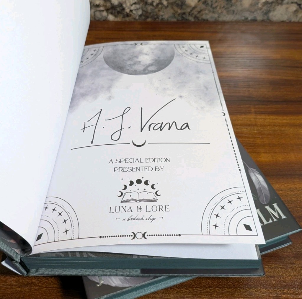The Chaos Cycle Duology by A. J Vrana: Hollow Gods & Echoed Realm Signed Luna