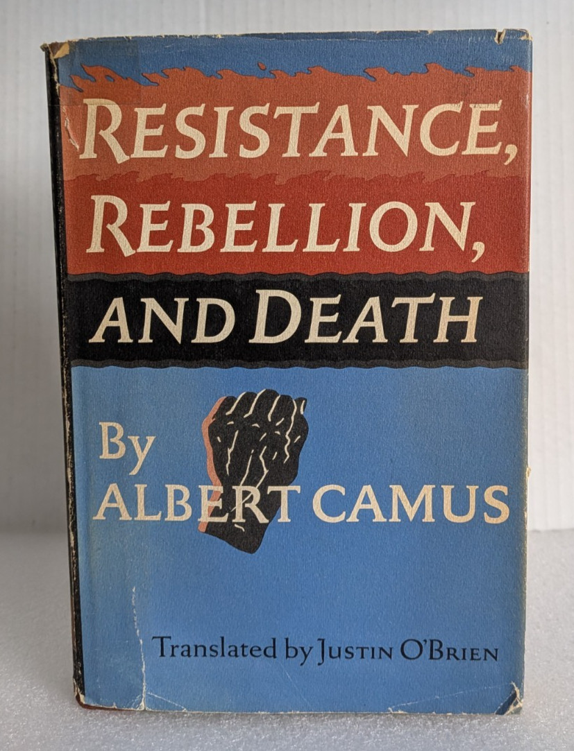Resistance, Rebellion, and Death by Albert Camus HC/DJ 1961 1st Ed.