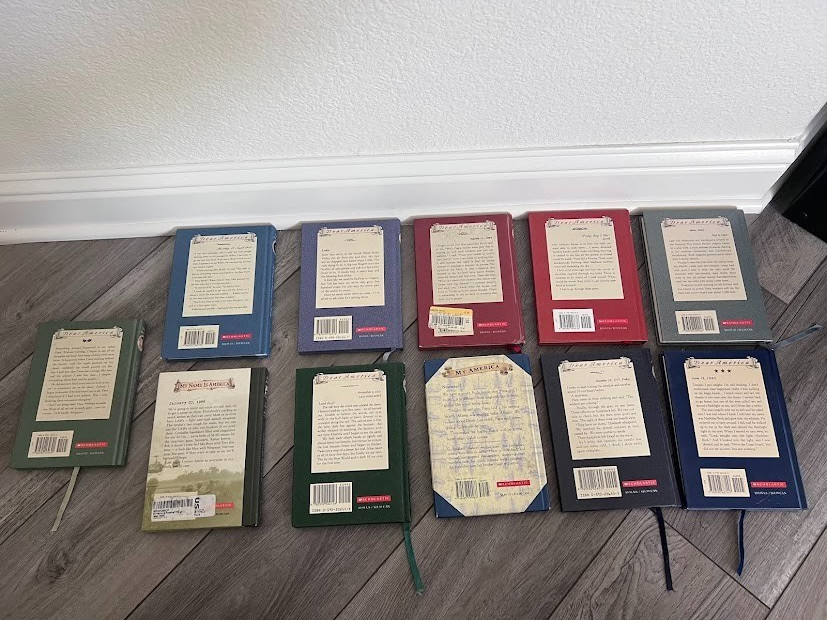Lot of 18 Dear America + Royal Diaries Scholastic Hardback Books