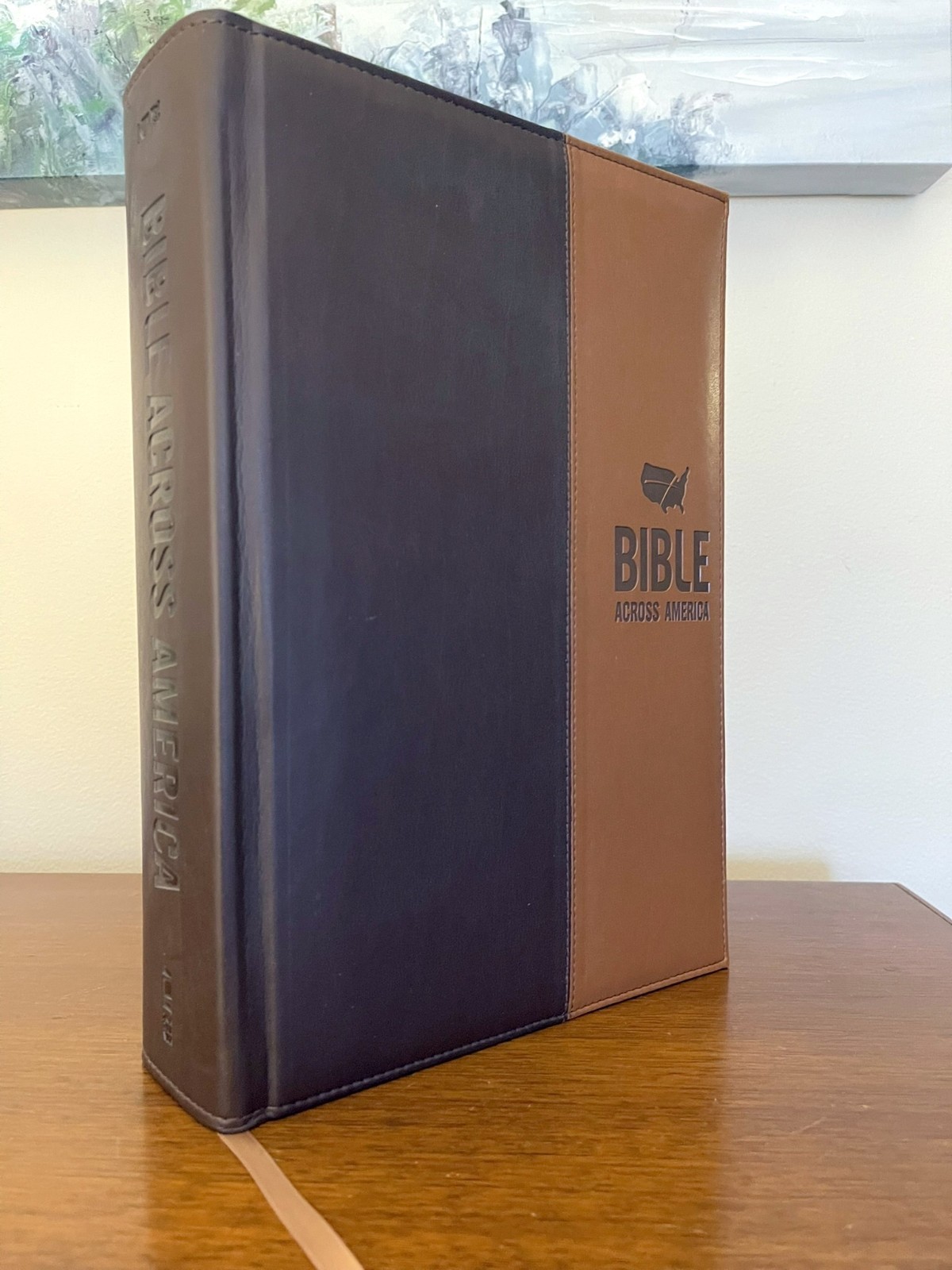 NIV Bible Across America by Zondervan Staff (2009, Leather) Very Good