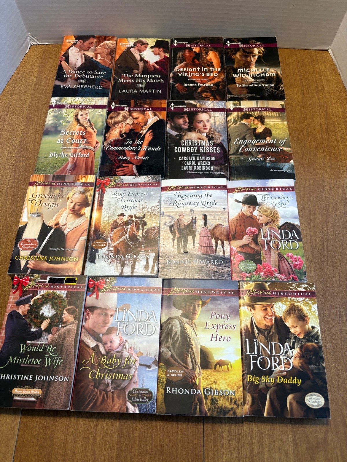 Harlequin Historical Romance Paperbacks Lot of 16 (See Photos for Titles)