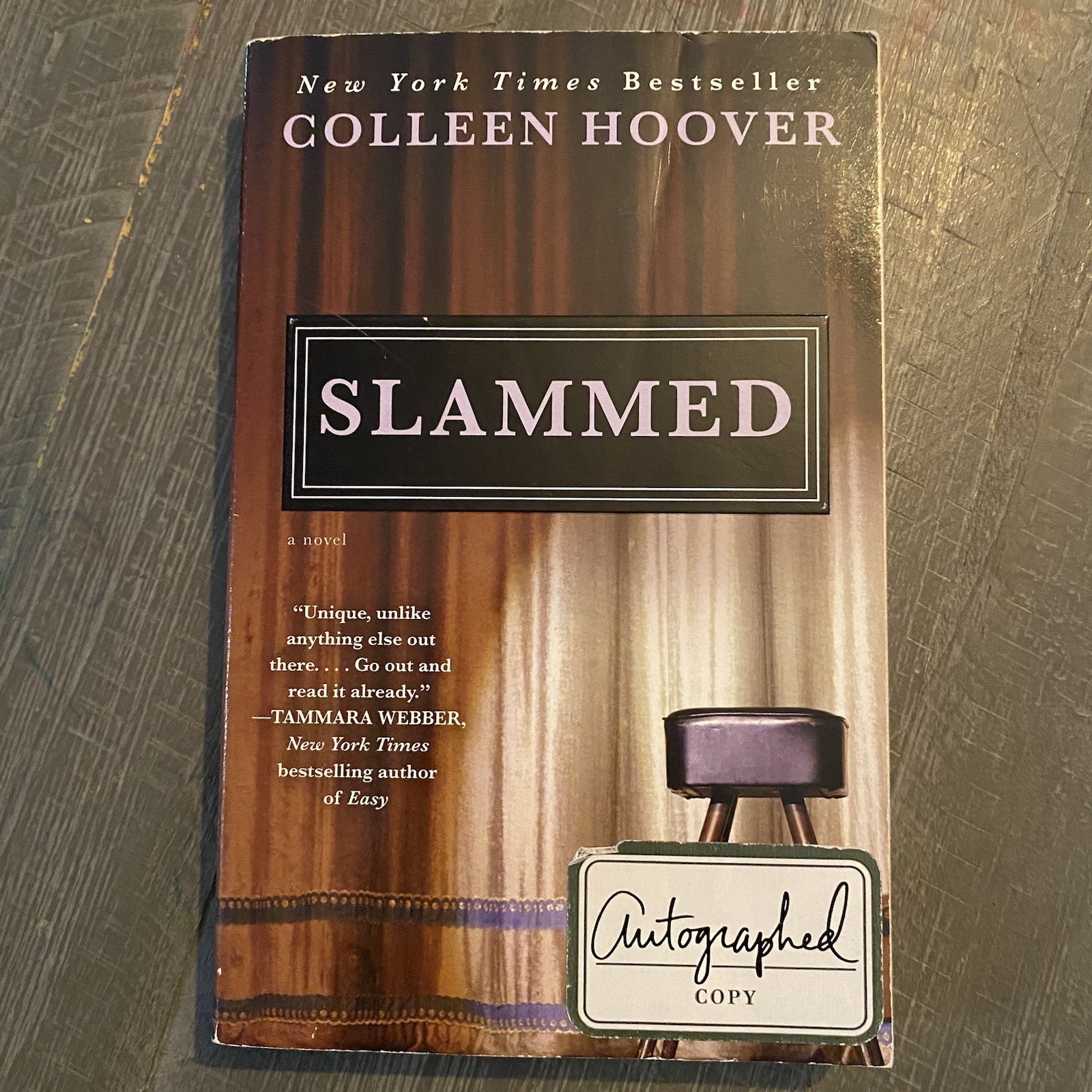 Slammed: A Novel by Colleen Hoover *SIGNED COPY*