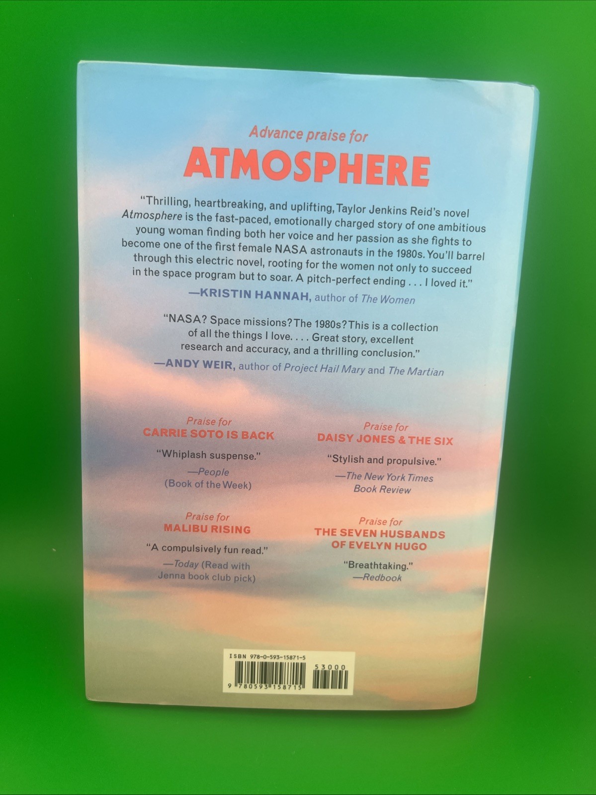 Atmosphere A Love Story Taylor Jenkins Reed Hardcover 7th Printing AA0100
