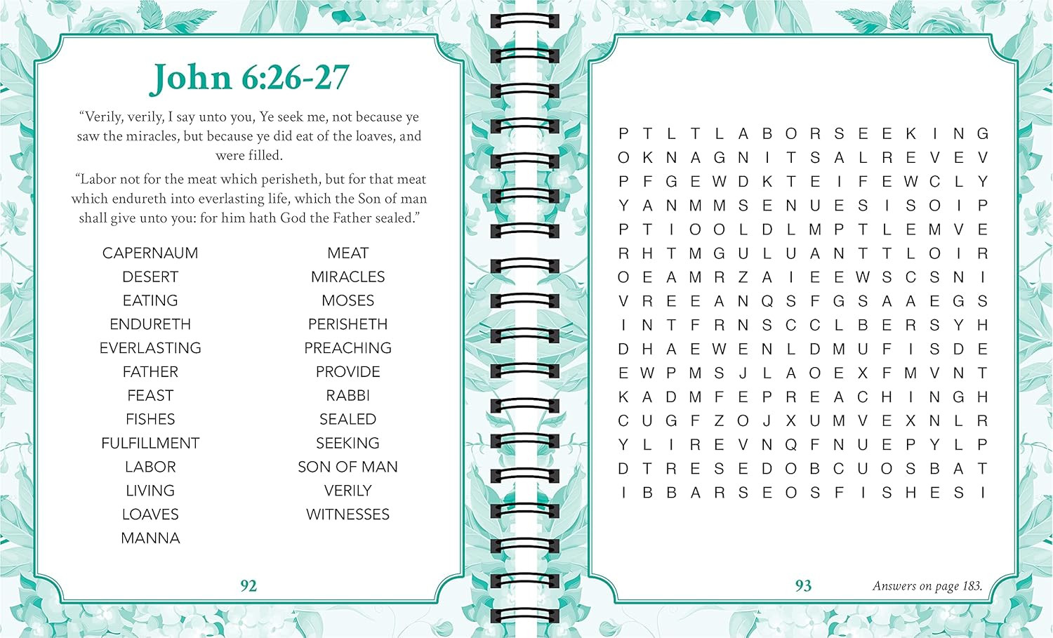 Brain Games – Large Print Bible Word Search: The Words of Jesus (Brain Games – B