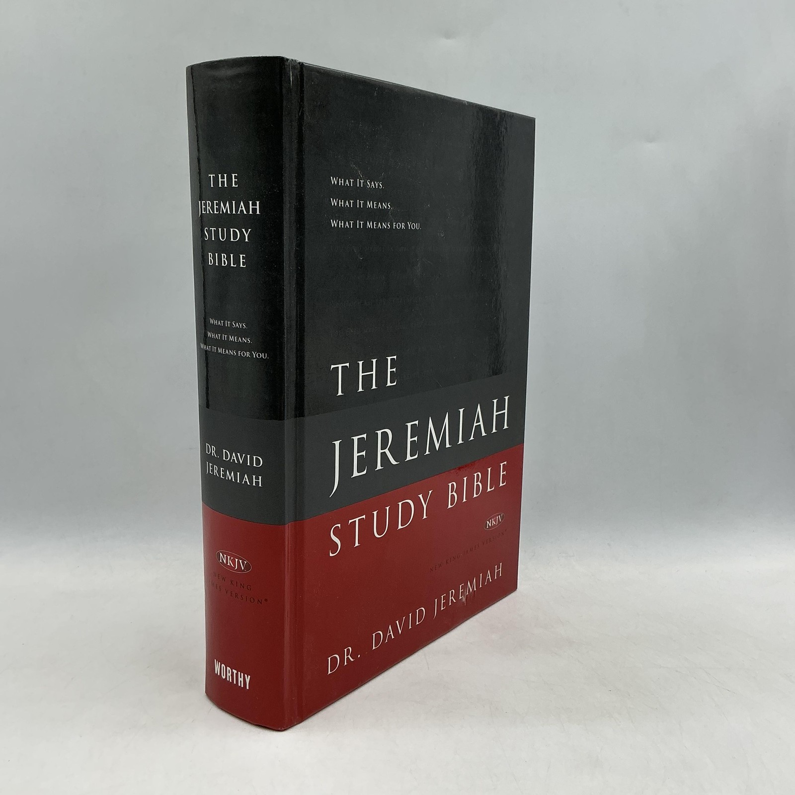 The Jeremiah Study Bible David Jeremiah Hardcover 2013 1st Ed Worthy USA Red