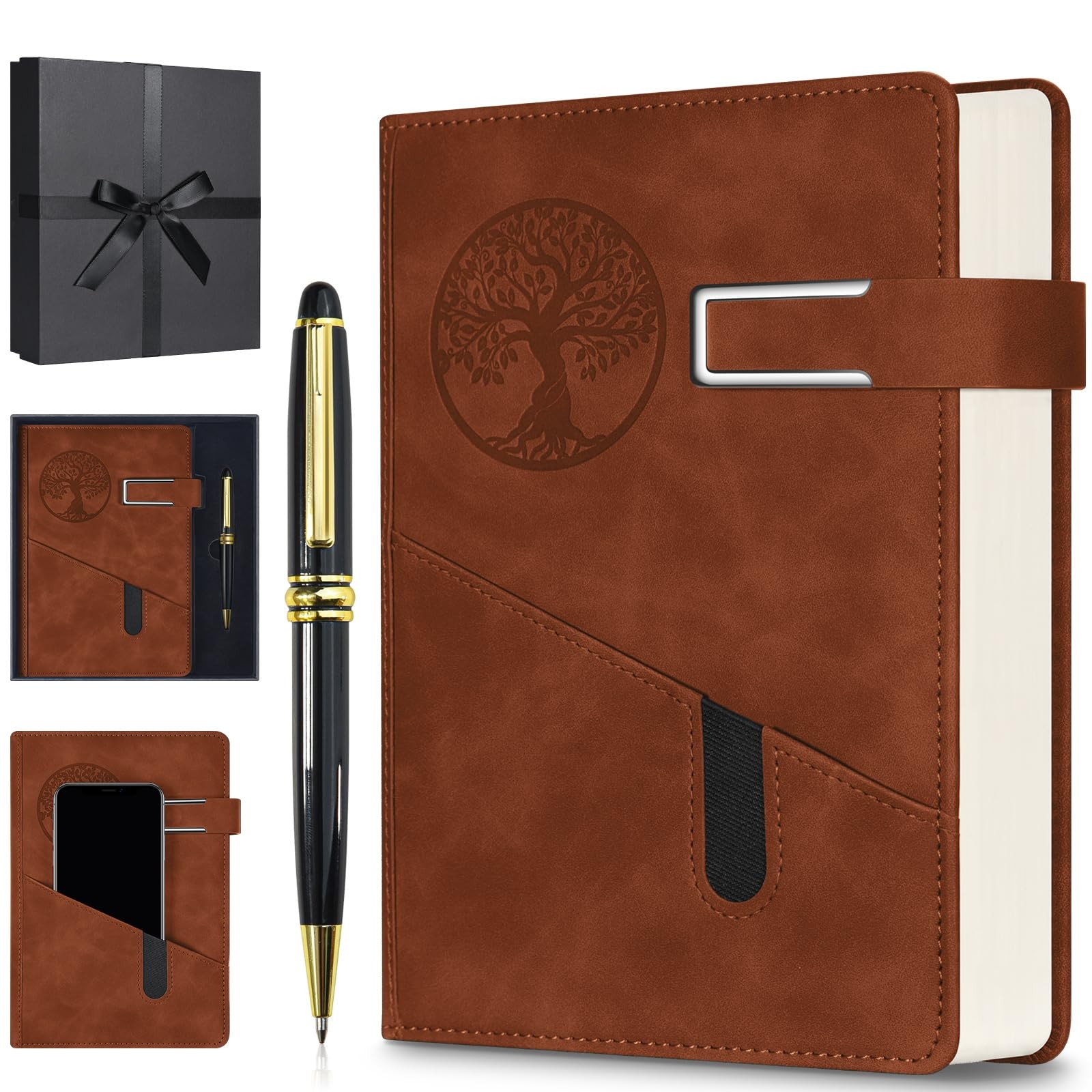 Lined Notebook Journal for Men Women, 365 Pages Numbered College Ruled Notebo…