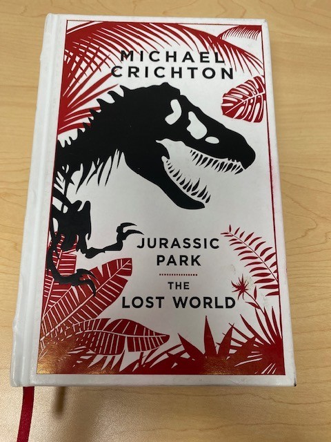 Jurassic Park The Lost World By Michael Crichton Leather bound book – GREAT
