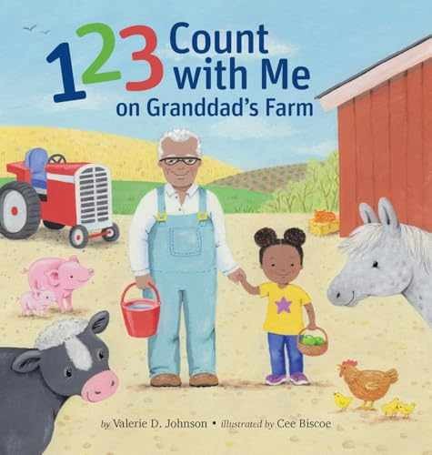 1 2 3 Count with Me on Granddad’s – Hardcover, by Johnson Valerie D – Very Good