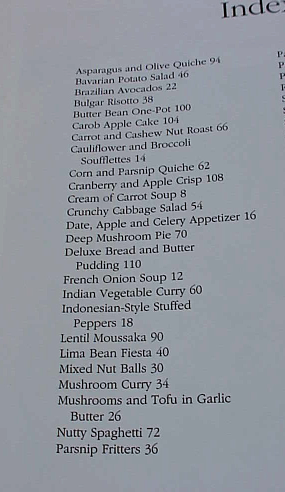 Vintage Vegetarian Cookbook Delicious Meals Sweetwater Press 112 pages