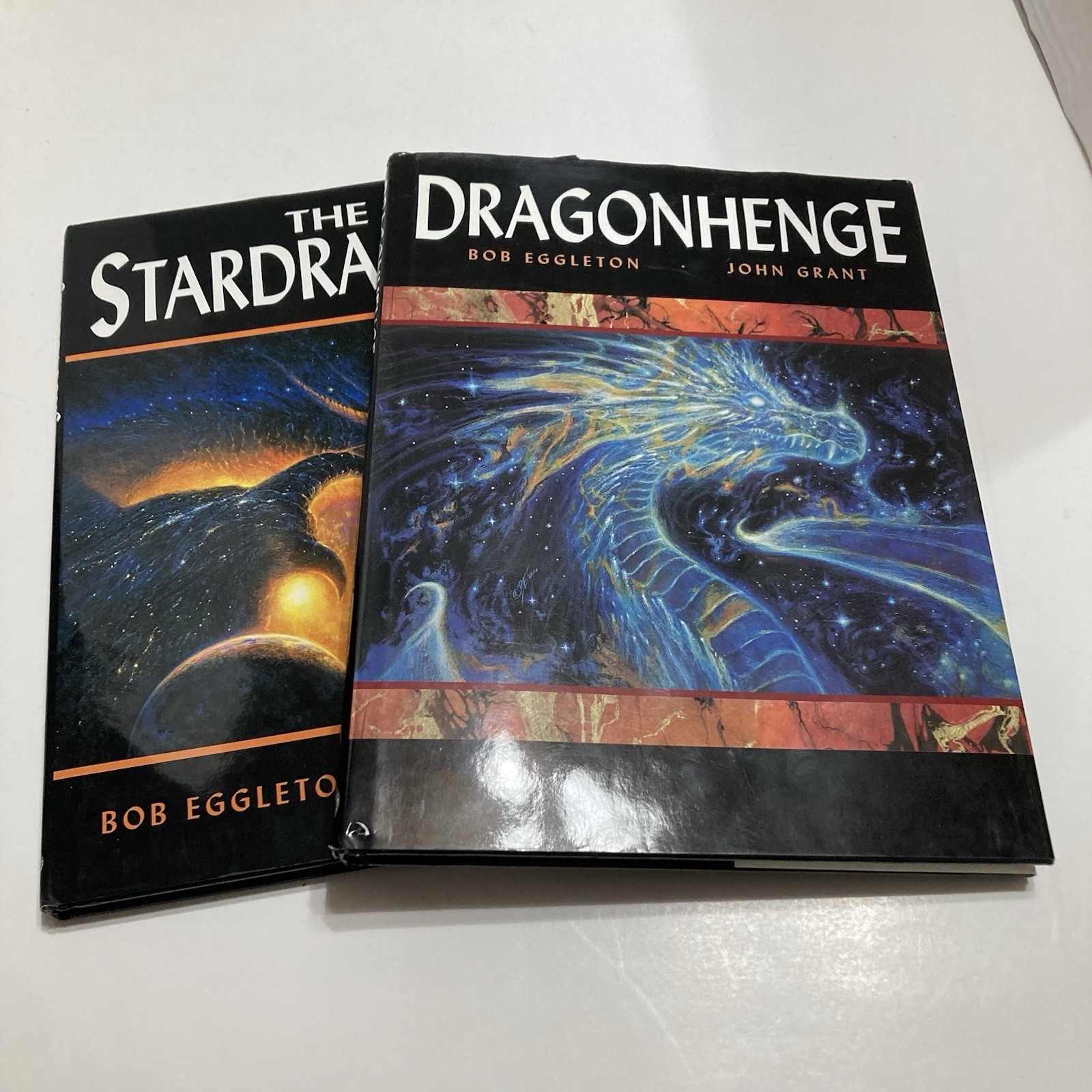 Dragon Henge and Star Dragon Books Lot of 2 Bob Eggleton & John Grant Artistic