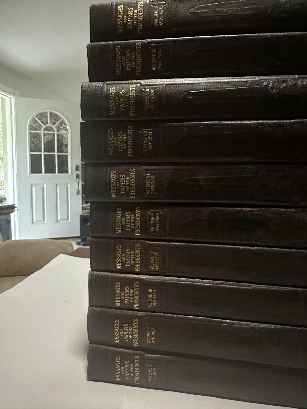 Complete Set 1-20 Hardcover Compilation of Messages and Papers of the Presidents