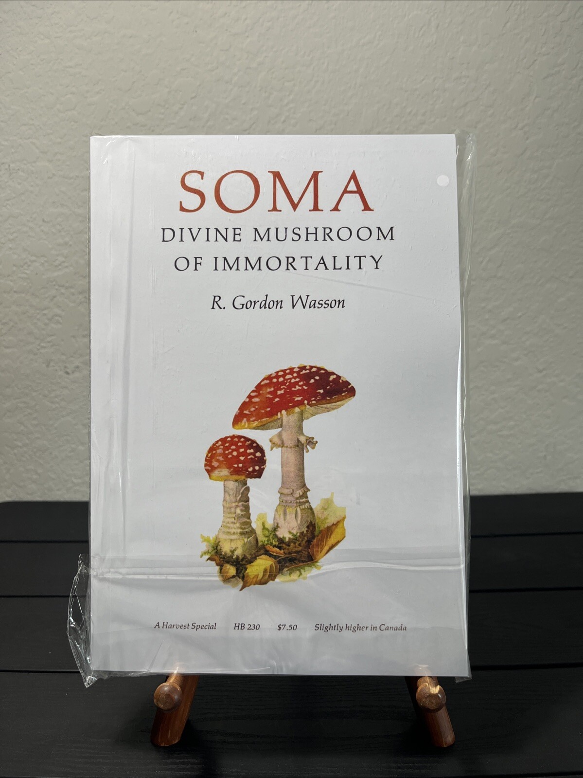 SOMA: Divine Mushroom of Immortality by R. Gordon Wasson, Harvest Special 10*7”