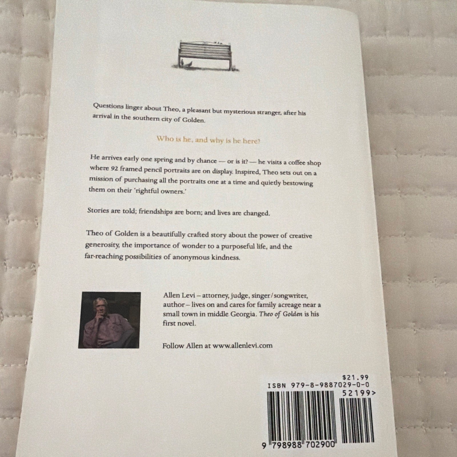 Theo of Golden: Novel Paperback by Allen Levi, Fiction, English, Kindness