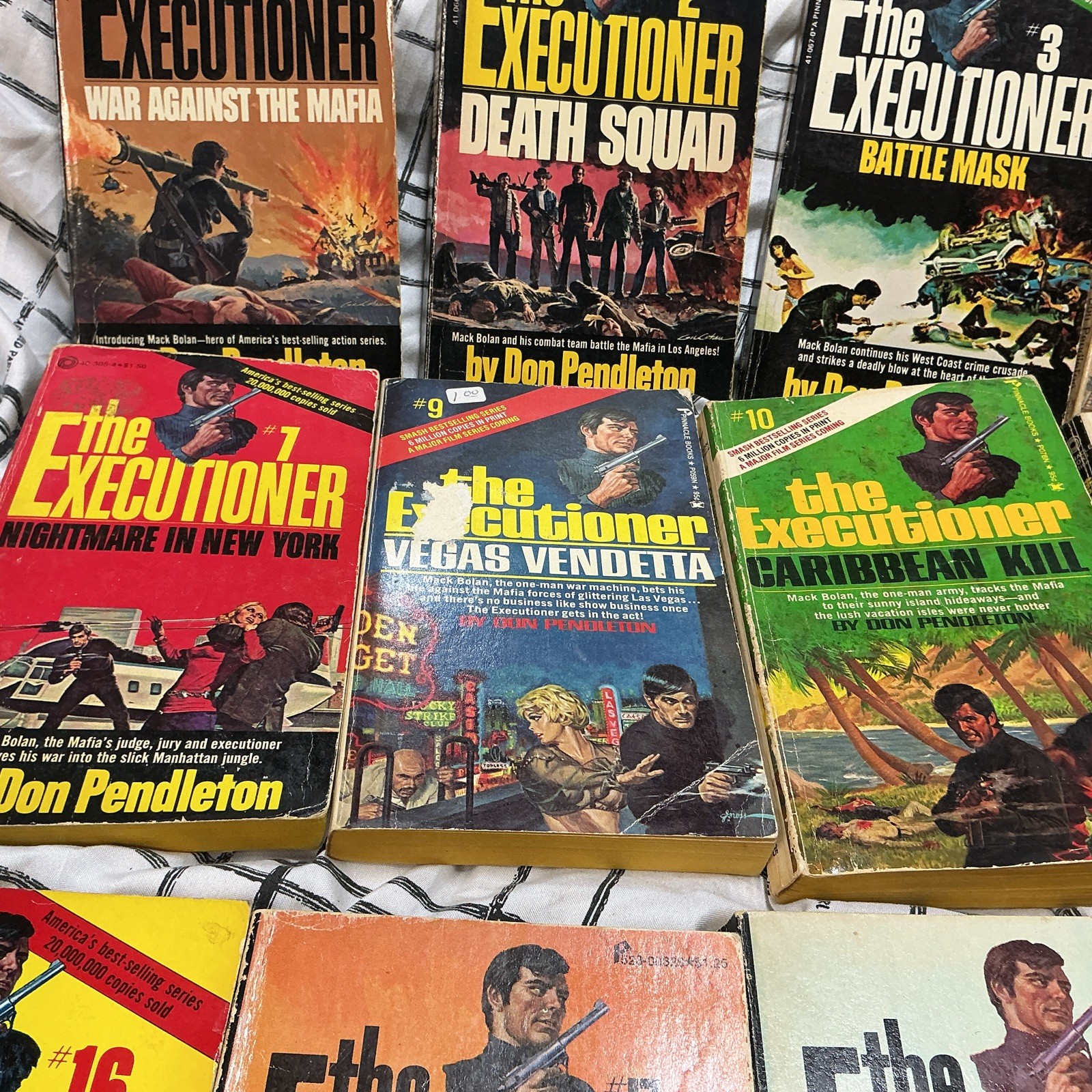 The Executioner Series By Don Pendleton first Printing 1969 Books 1-38