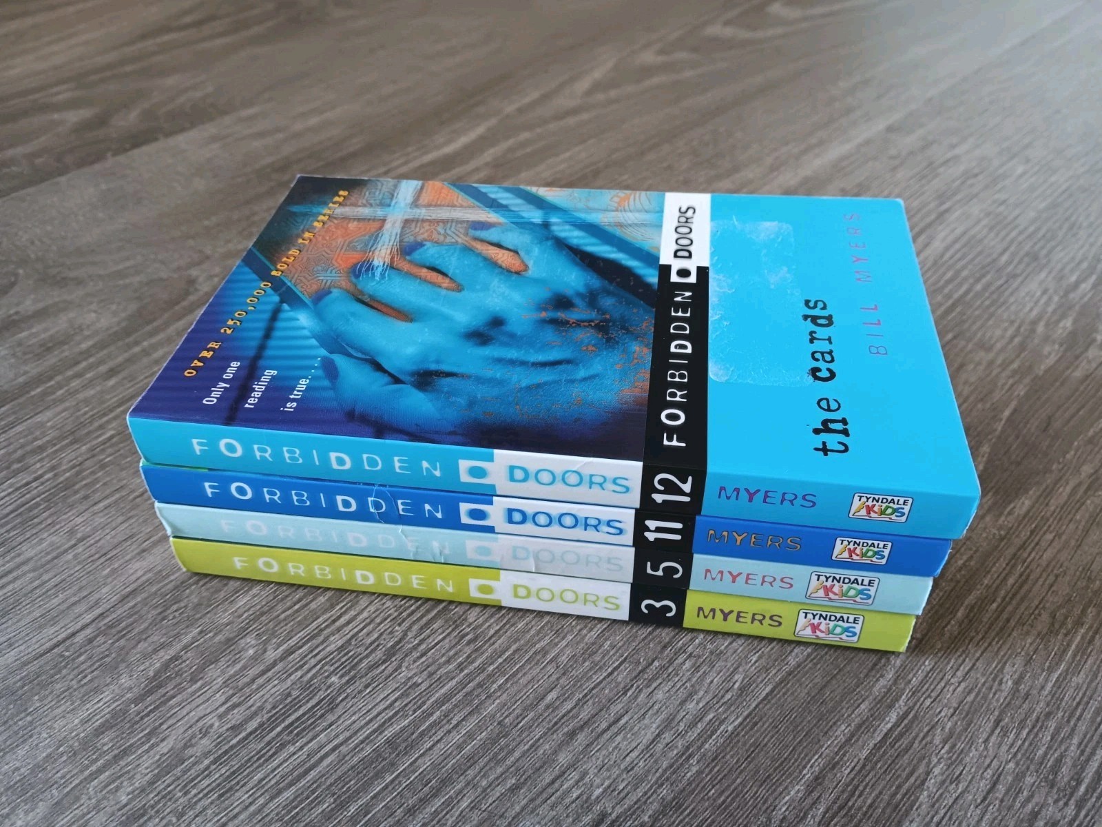 Forbidden Doors Series Book Lot Of 4 By Bill Myers # 3 5 11 1 Christian Fiction