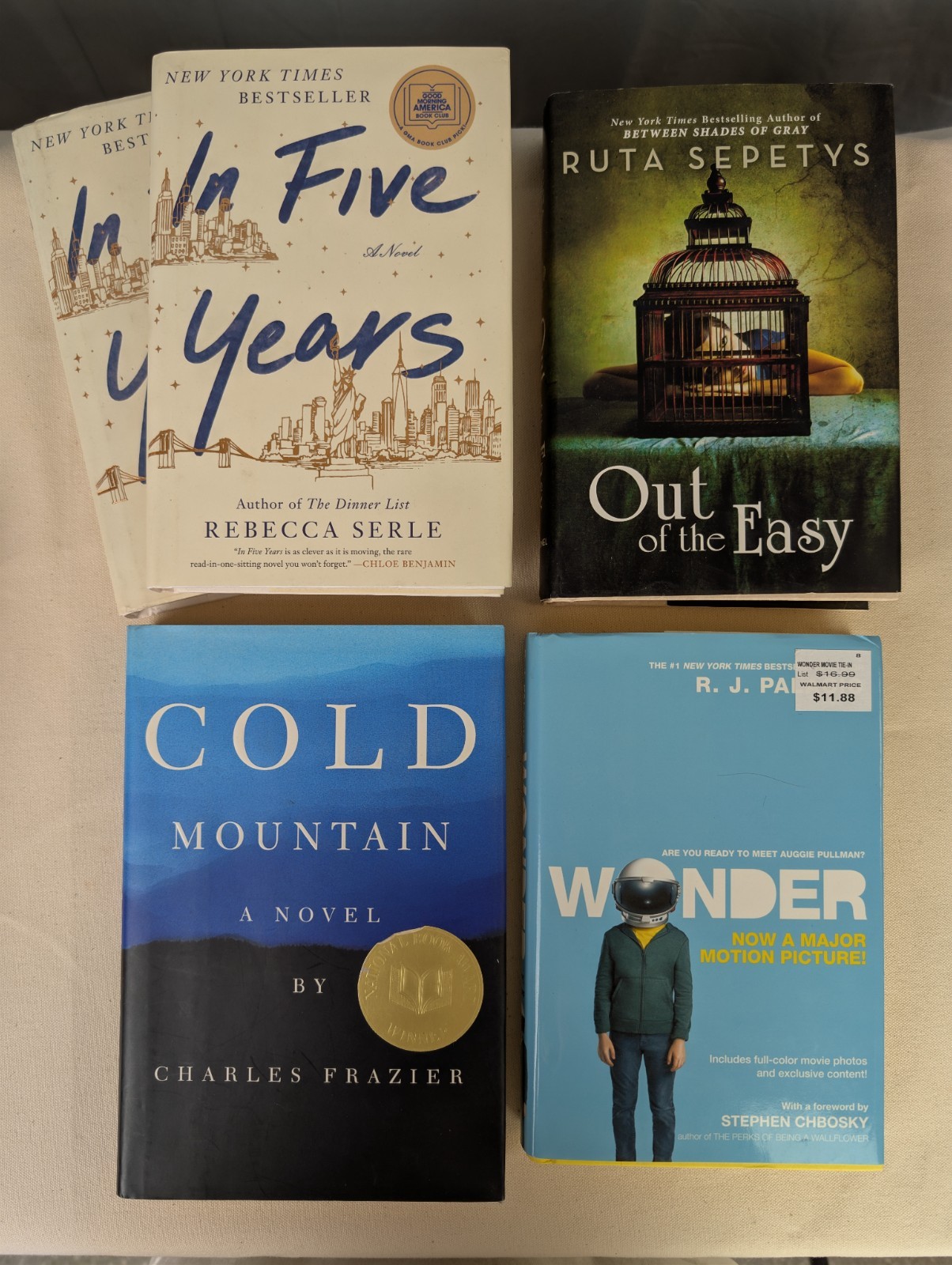 Lot of 11 Book Club Novels – Ann Patchett, Sue Monk Kidd, Elizabeth Berg, Wonder