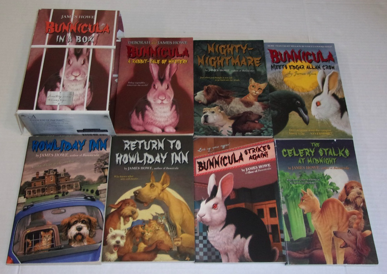 2004 Used 7 Books Bunnicula in a Box Boxed Set Paperback Free Shipping!