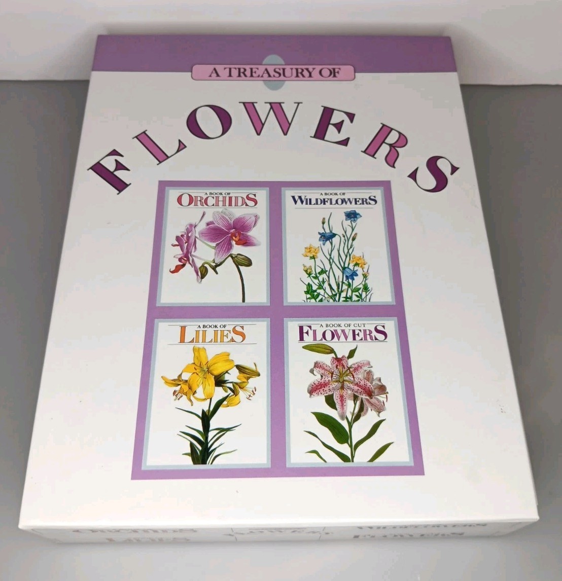 A Treasury Of Flowers Boxed Set Gallery Books – Lilies, Orchids, Wildflowers