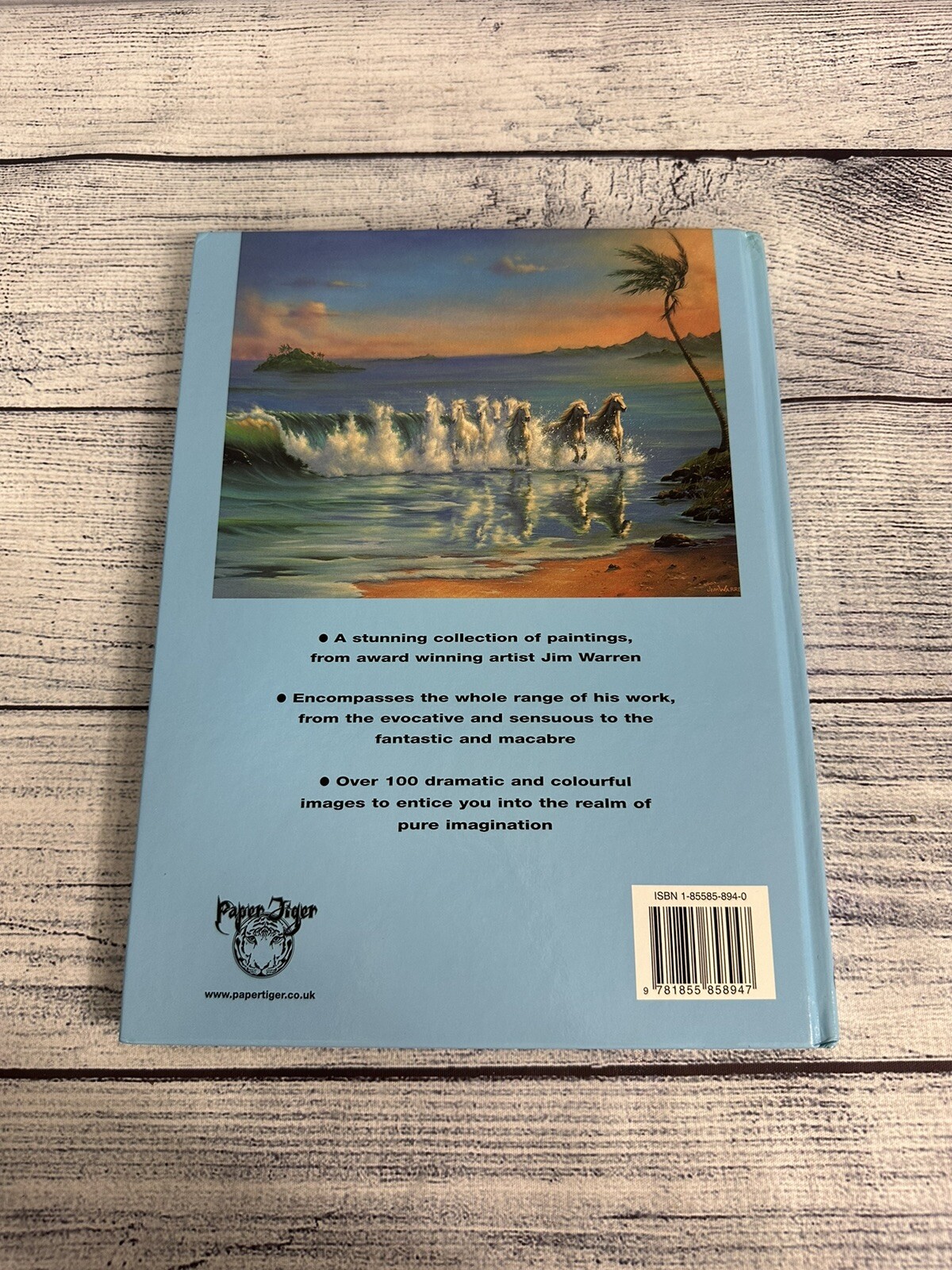 “Autographed” Painted Worlds Hardcover – December 31, 2001 by Jim Warren Signed