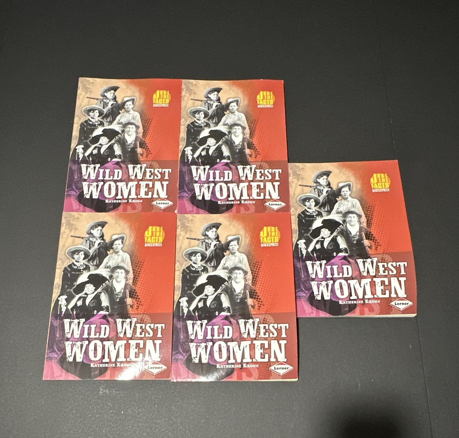 Set of 5: Wild West Women by Katherine E. Krohn Paperback 2007 Ages 9-12 1800s
