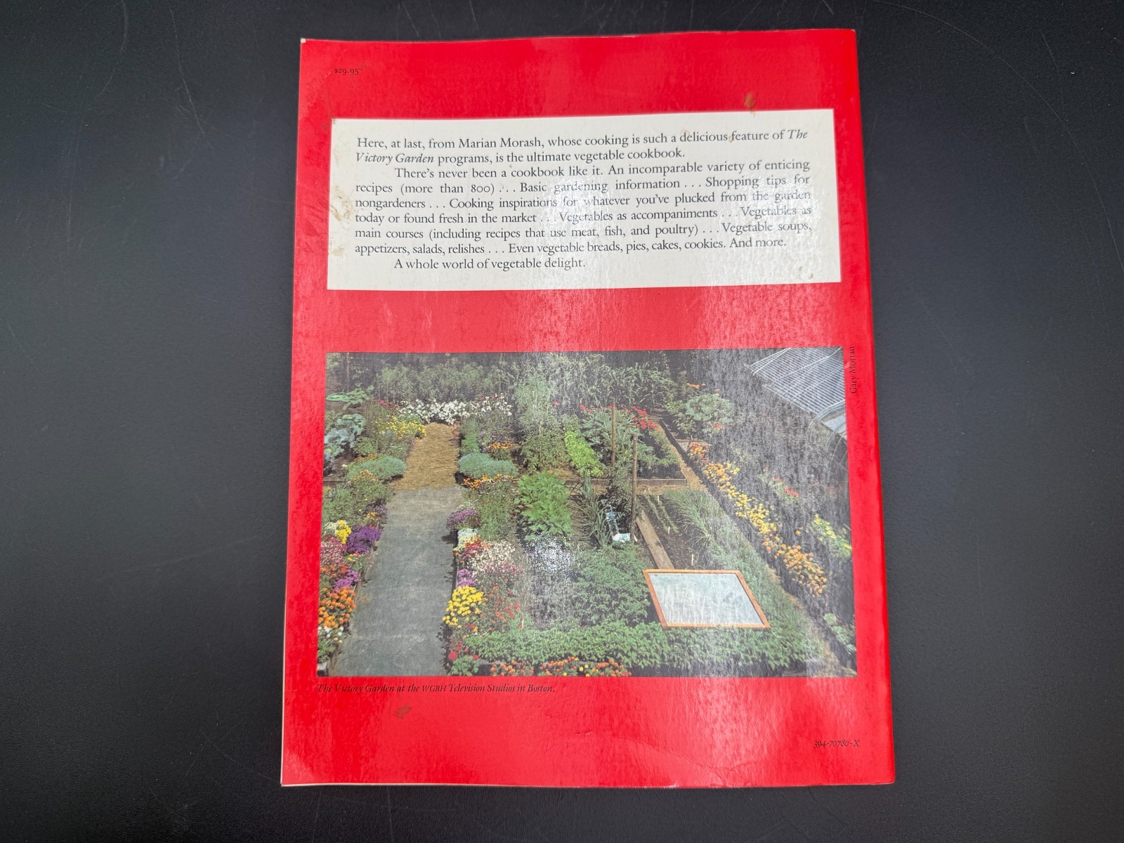 The Victory Garden Cookbook Marian Morash Vegetable Recipes Cooking Book *B2*