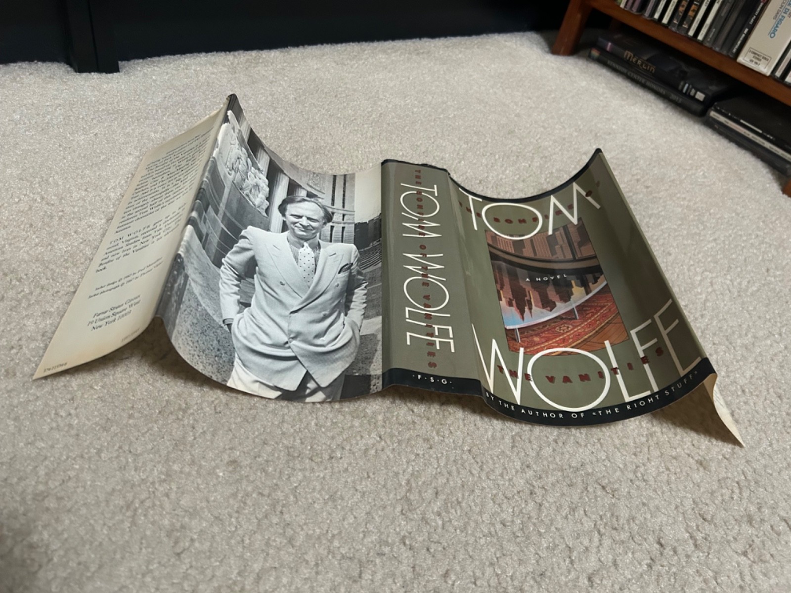 Tom Wolfe The Bonfire Of The Vanities Hardcover 8th Printing 1988 Vintage Book