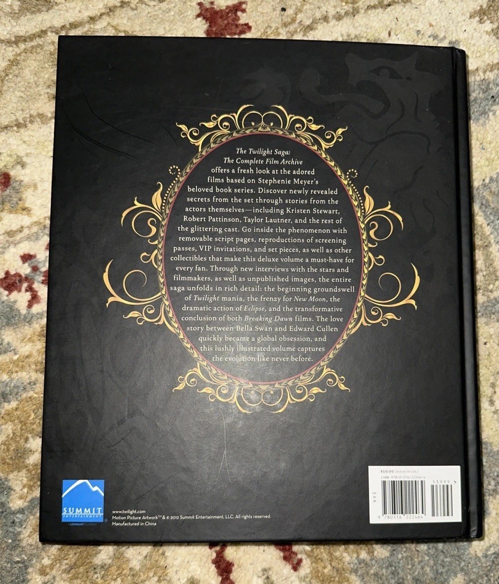 The Twilight Saga- The Complete Film Archive Hard Cover Book