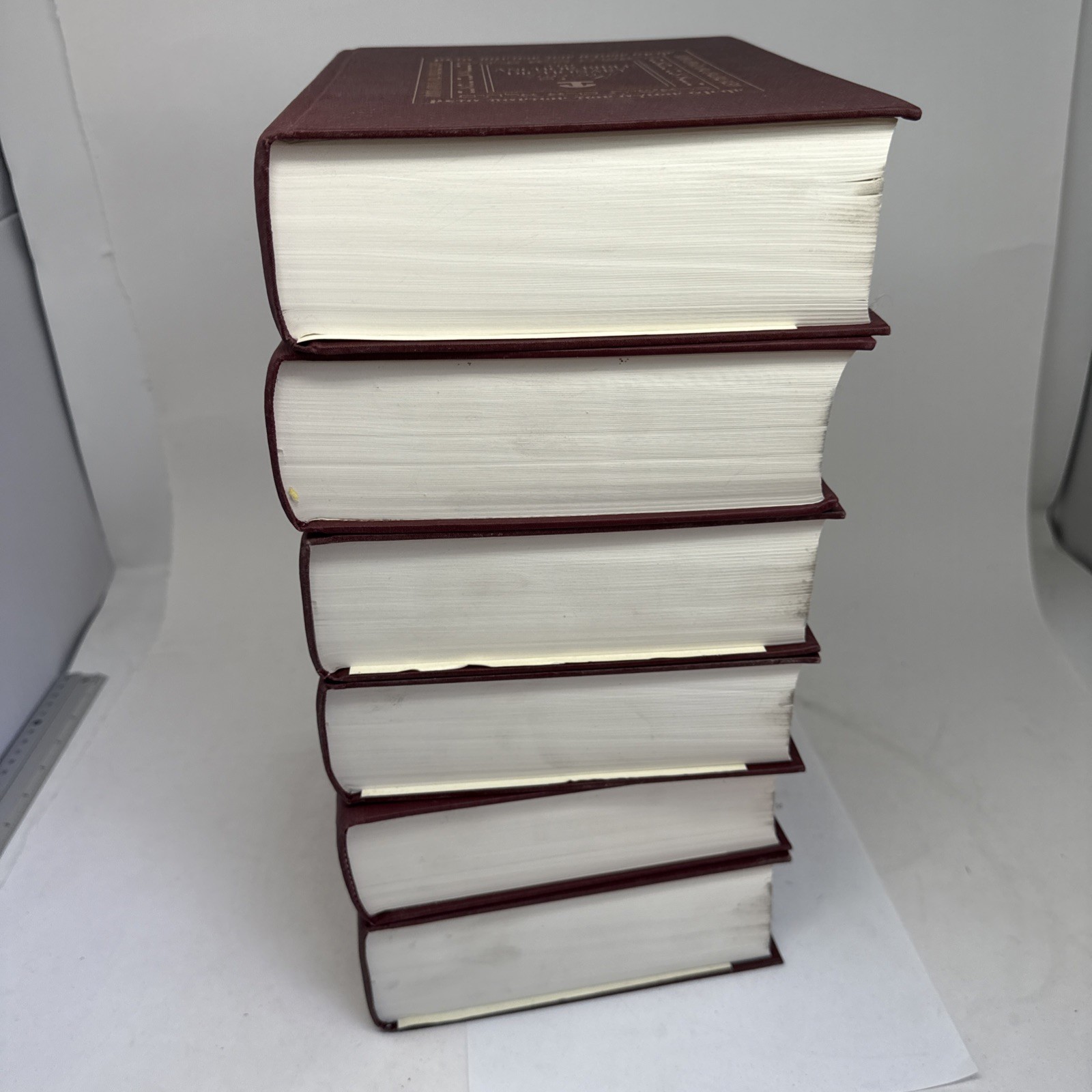 The Anchor Bible Dictionary – 6 Volume Set Hardcover 1992 Doubleday Burgundy