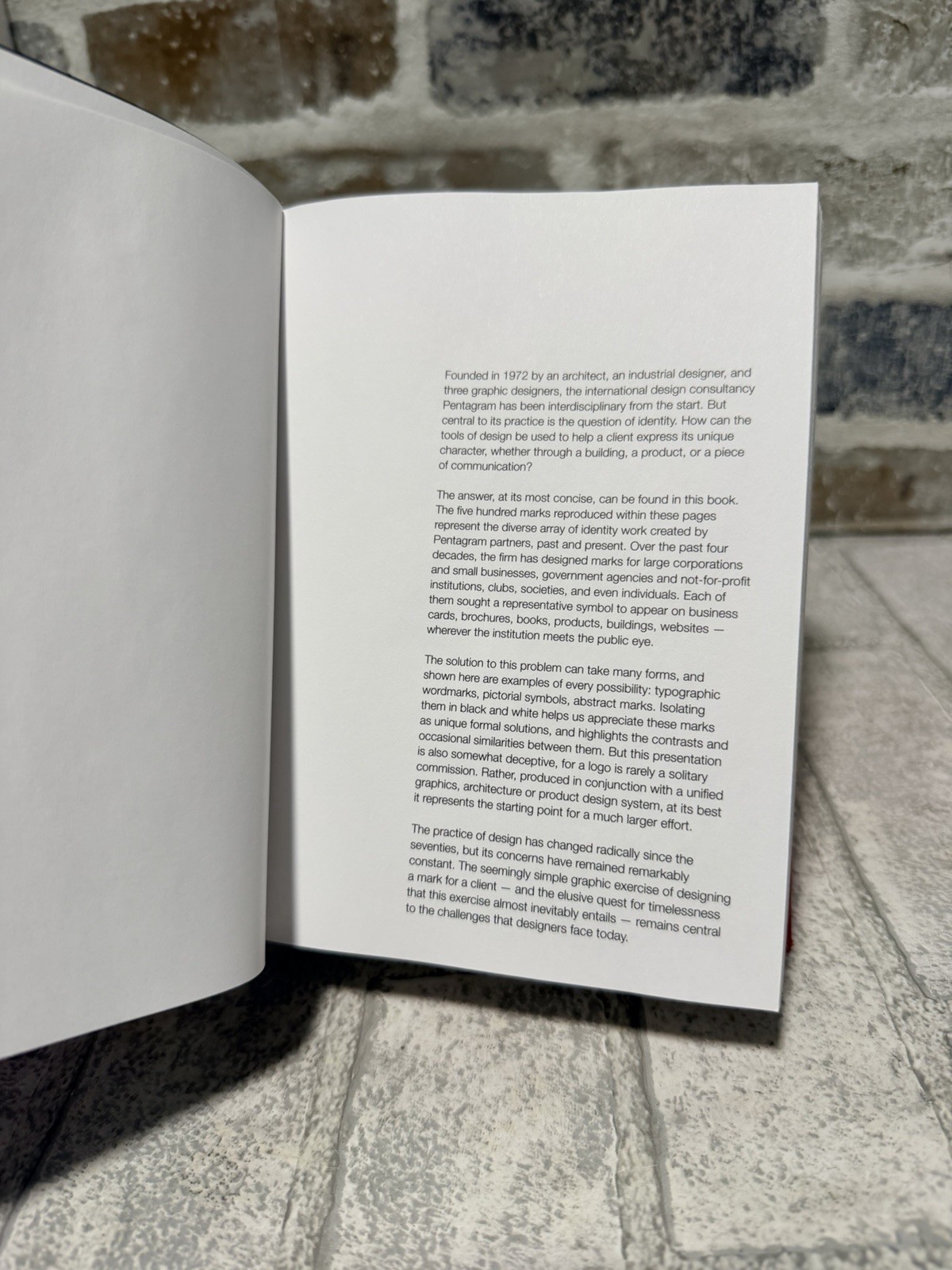 Pentagram: Marks – 500 Symbols and Logotypes (Red Softbound Cover, 2011)