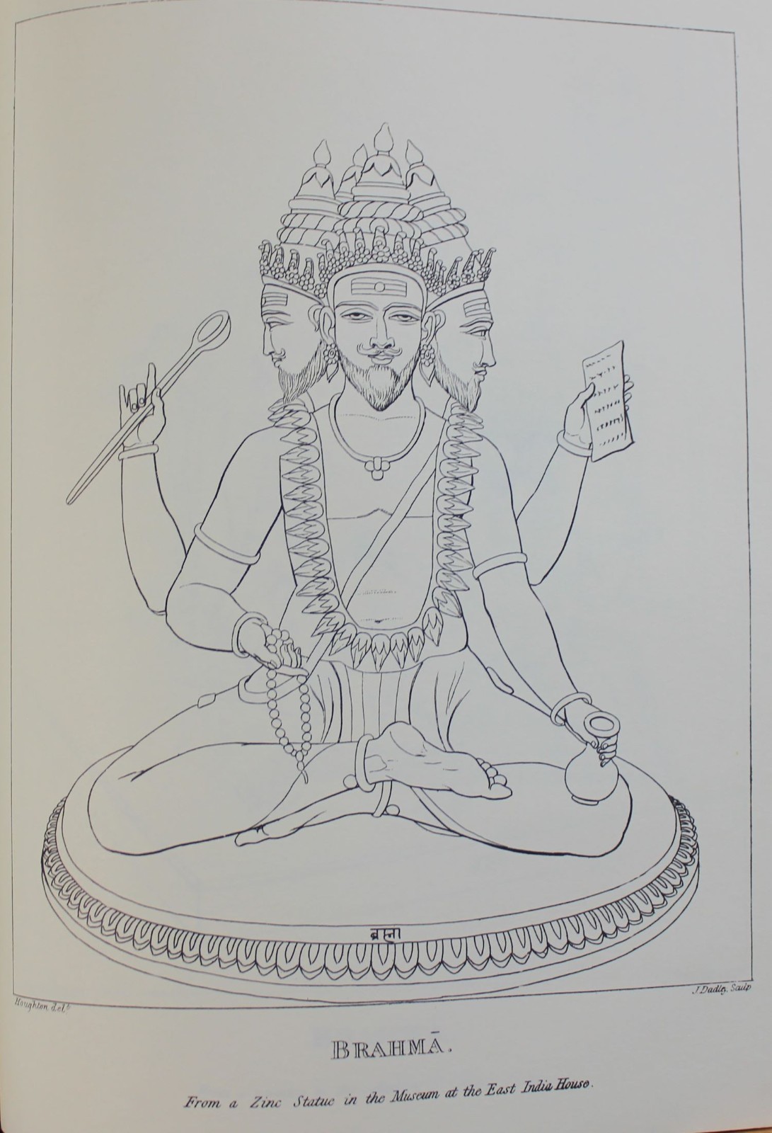 THE HINDU PANTHEON By Edward Moor [Hardcover]
