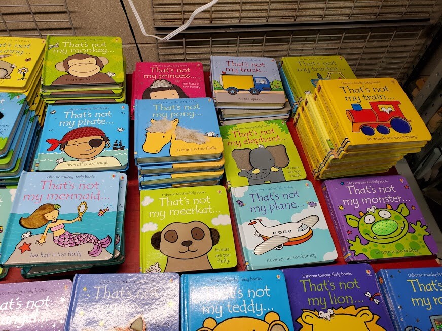 LOT OF 5 USBORNE KIDS TOUCHY-FEELY „THAT’S NOT MY“ BOARD BOOKS – RANDOM *MIX*