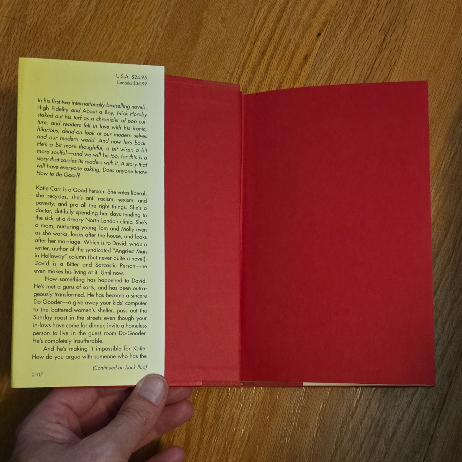 How to Be Good by Nick Hornby (Hardcover, 2001 Penguin Putnam Inc.)