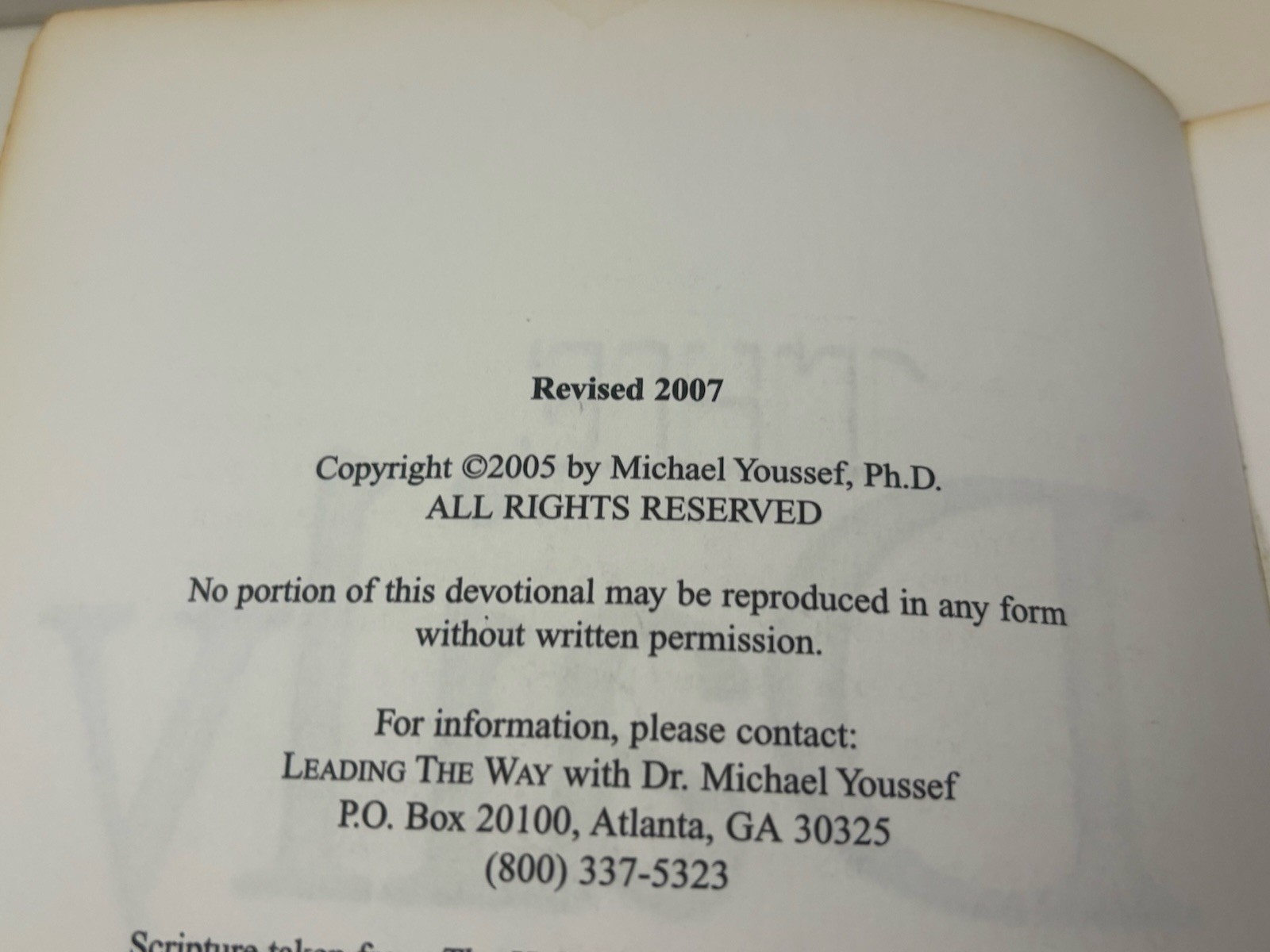 The Daily Way: 365 Daily Devotions Michael Youssef Devotional Hard To Find Cover