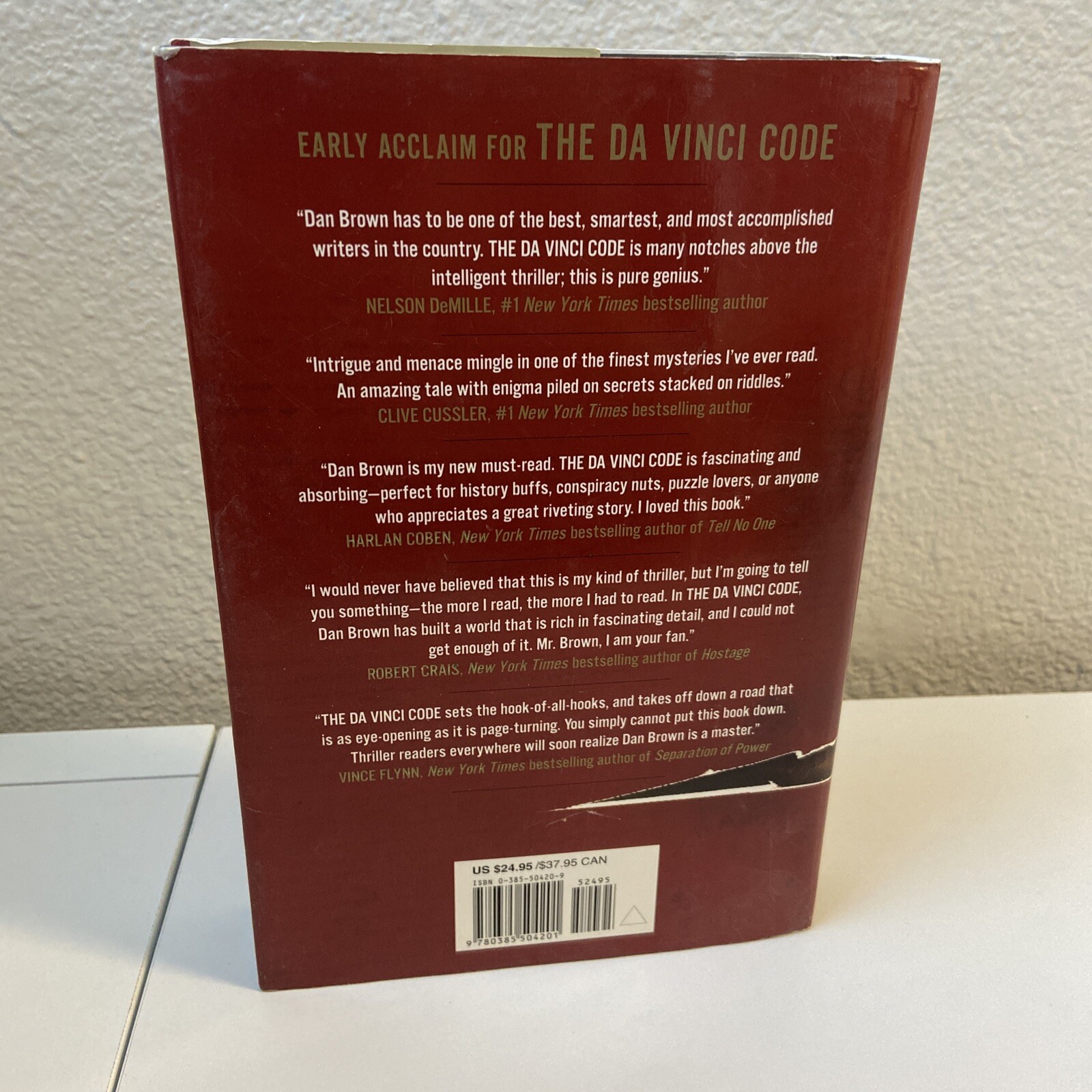 Robert Langdon Ser.: The Da Vinci Code : A Novel by Dan Brown (2003, Hardcover)