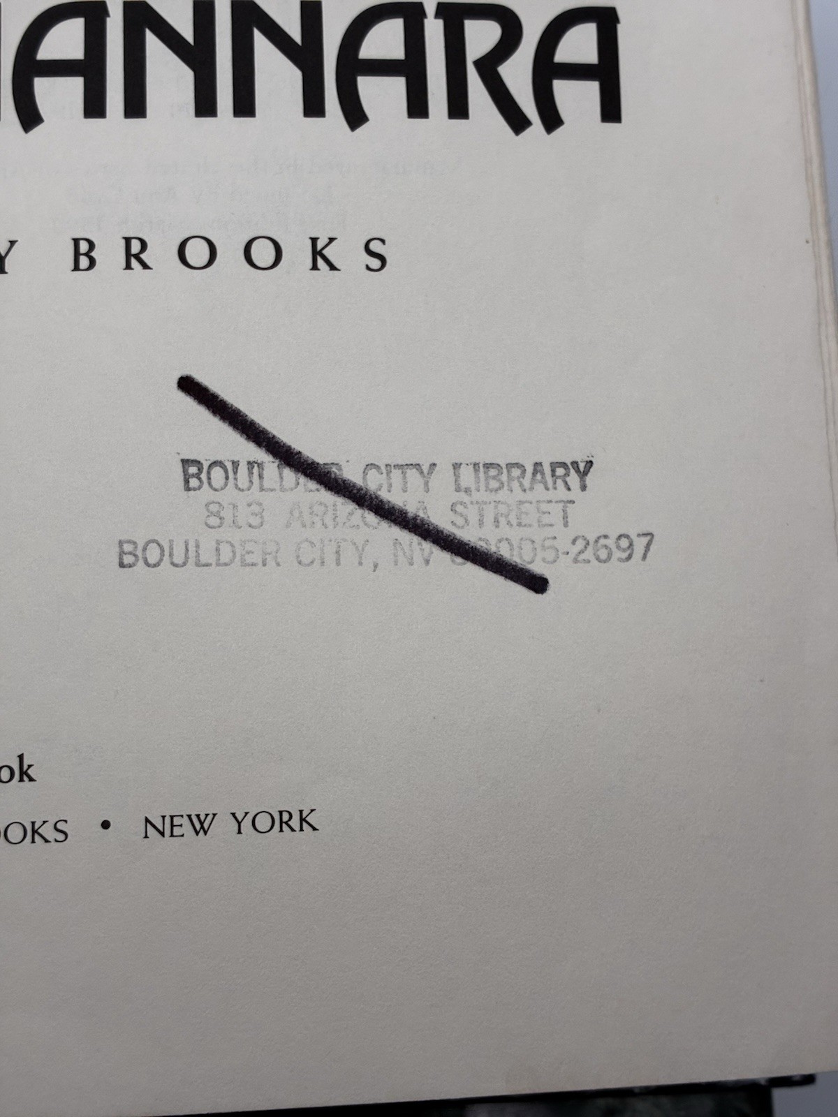 Terry Brooks Heritage of Shannara Hardcover 1st Edition (1990–1993) Ex-Library