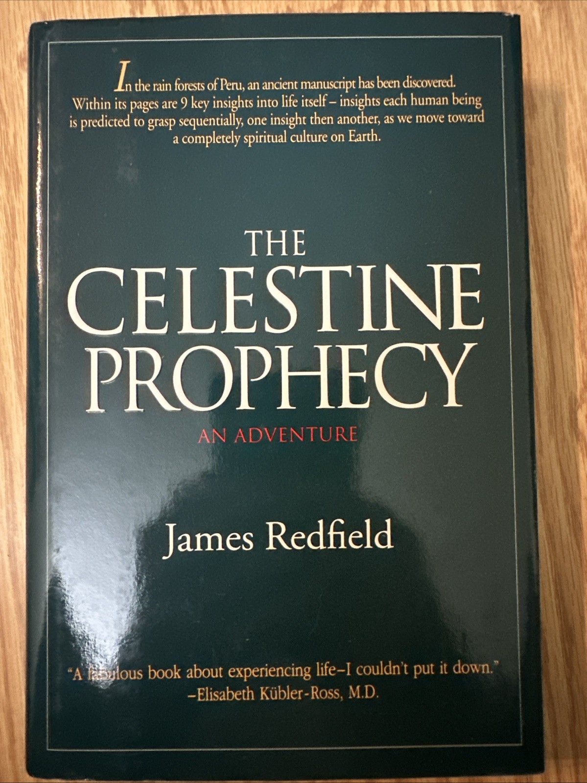 Celestine Prophecy : An Adventure by James Redfield (1994, Hardcover)
