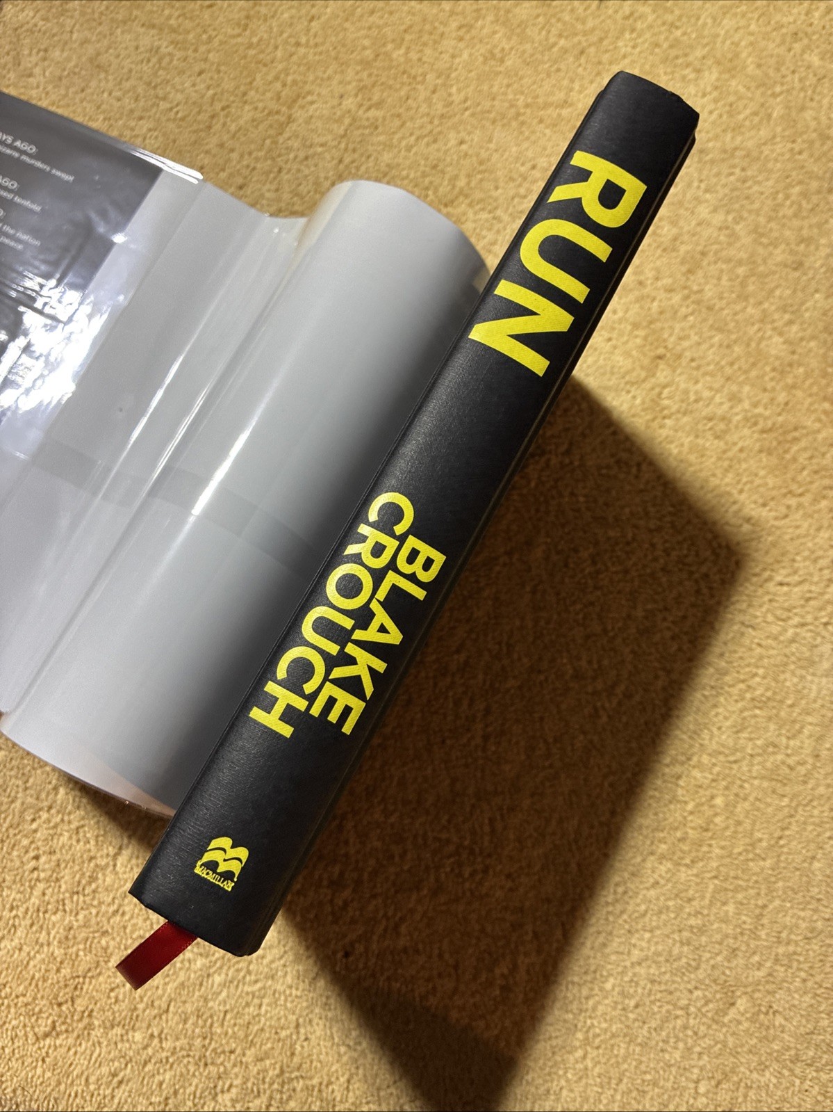 Run by Blake Crouch (2024, Hardcover) Signed Goldsboro Special 1st/1st Edition