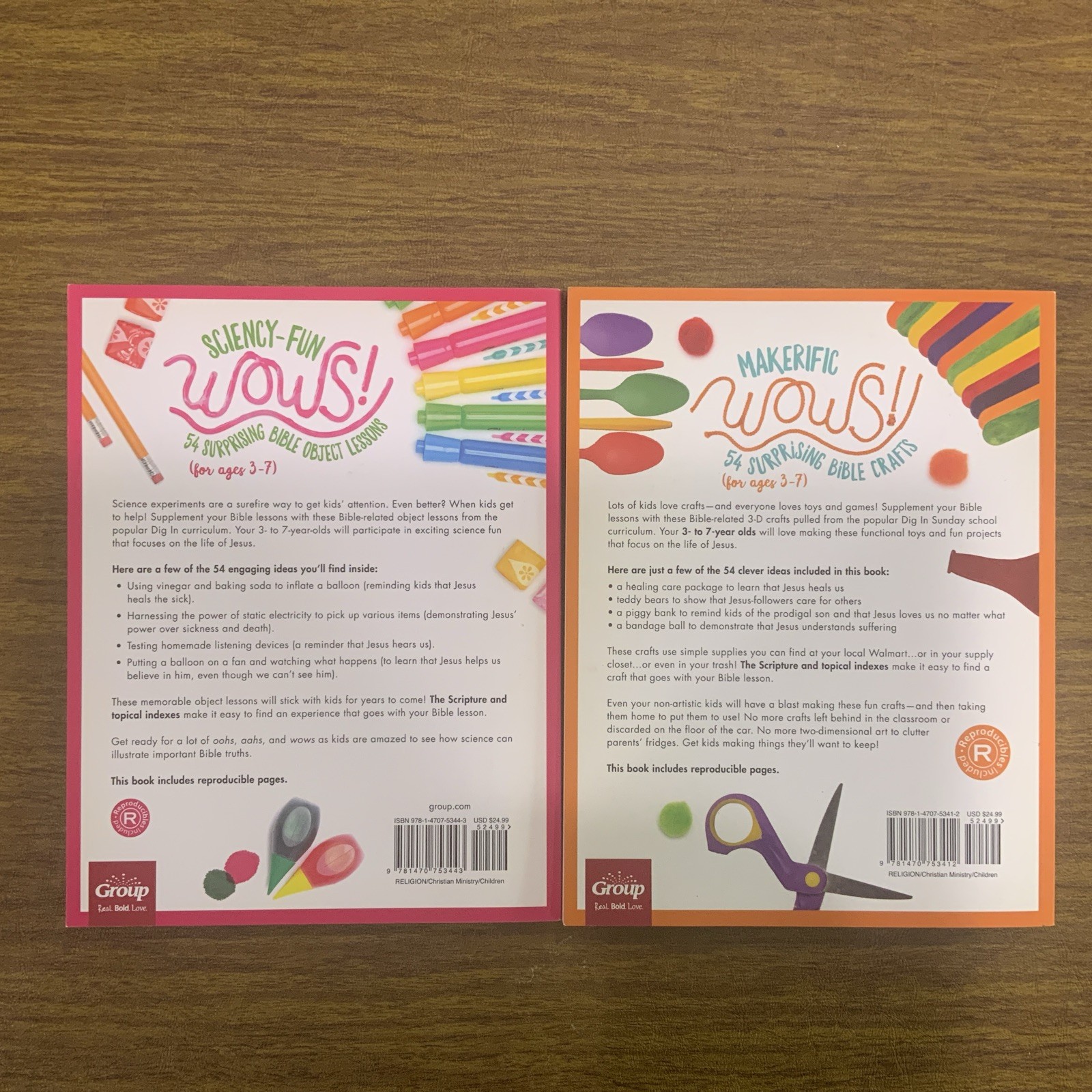 Makerific WOWS! & Sciency-Fun WOWS! for ages 3-7 Group Publishing