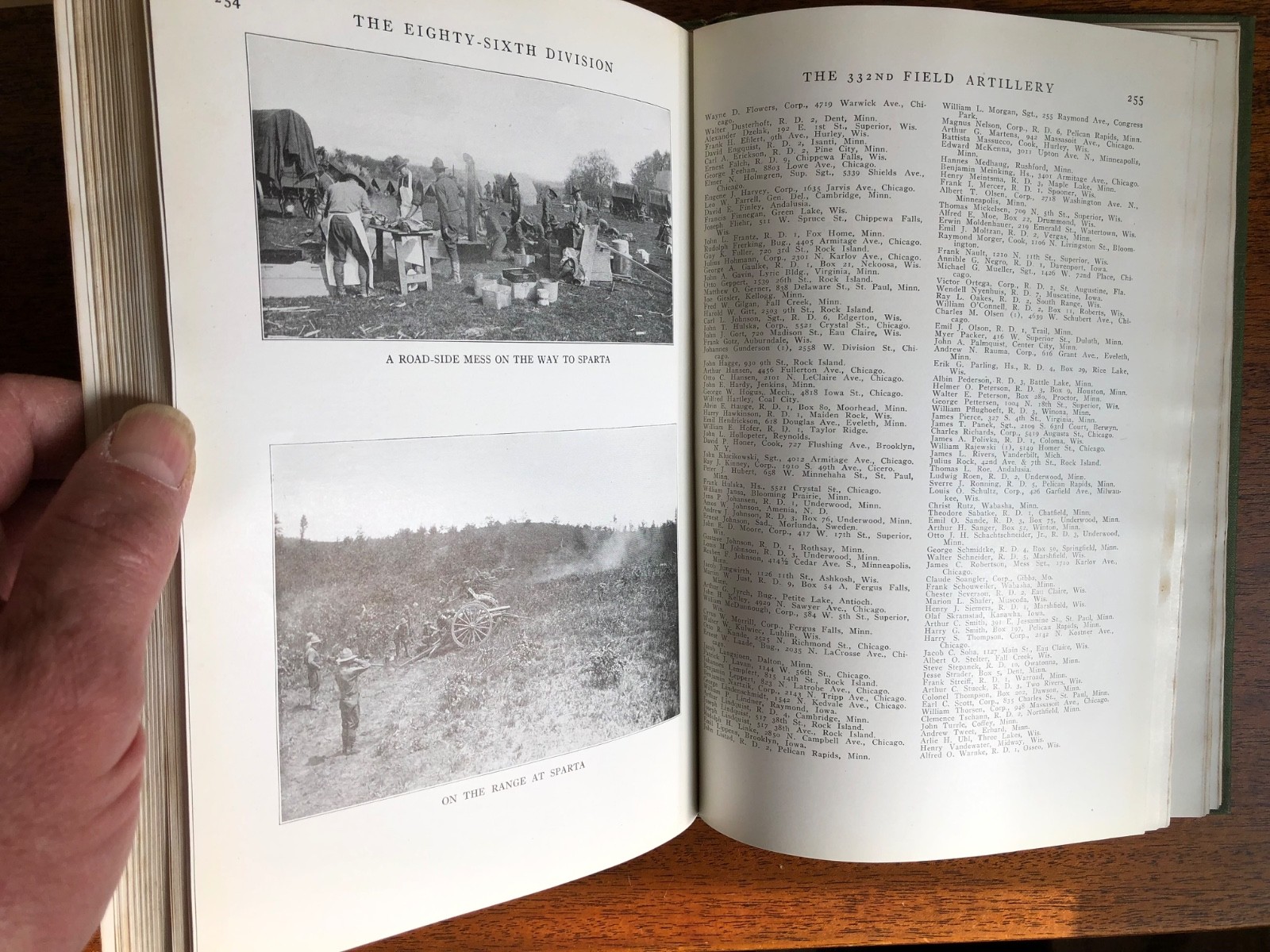 Official History Eighty-Sixth Division – 86th – WW1 – 1921 Hardcover