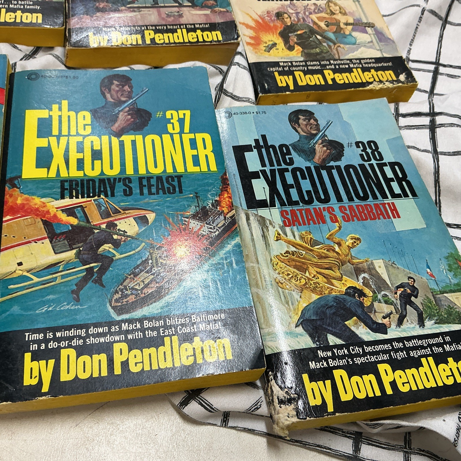 The Executioner Series By Don Pendleton first Printing 1969 Books 1-38