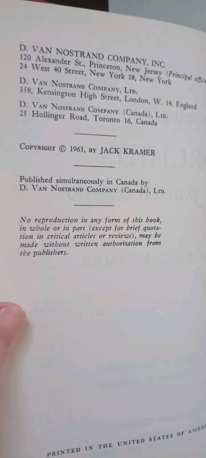 Growing Orchids at your Windows Jack Kramer HCDJ 1963 Book Club Edition Flowers