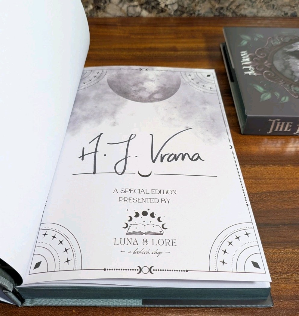The Chaos Cycle Duology by A. J Vrana: Hollow Gods & Echoed Realm Signed Luna